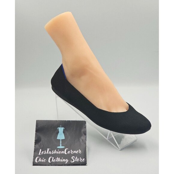 Rothy's Women's Black The Square Flats Knit Ballet Size 9 2846 - Picture 15 of 16